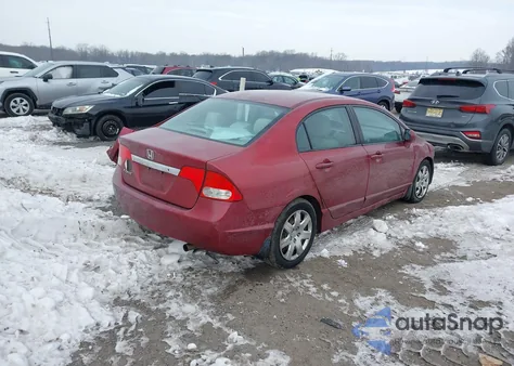 2011 Honda Civic Lx из США, поврежденный, VIN 2HGFA1F57BH500754